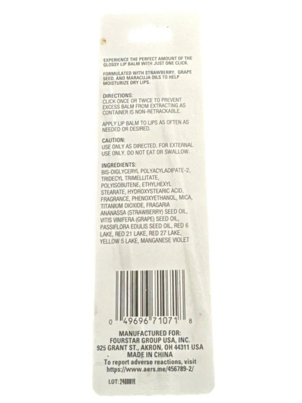 B Pure Plumping Glossy Lip Balm Watermelon